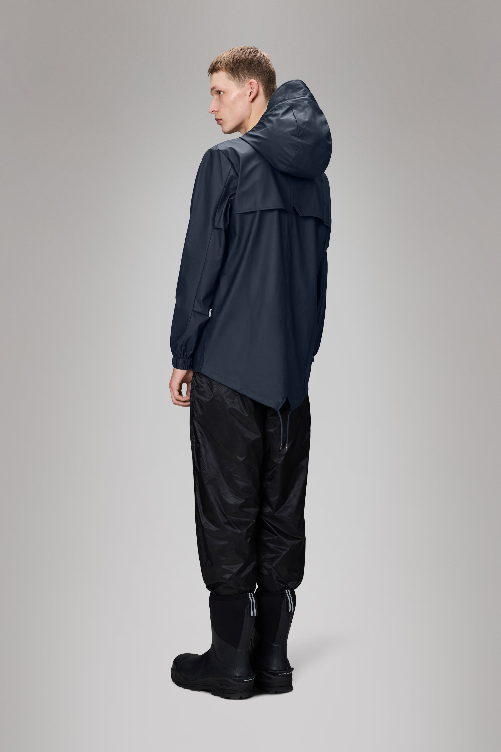 RAINS Fishtail Jacket Navy Jacket